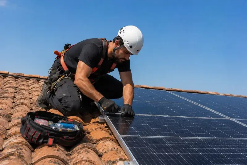 Maintenance et monitoring de panneaux solaires à Montréal-la-Cluse