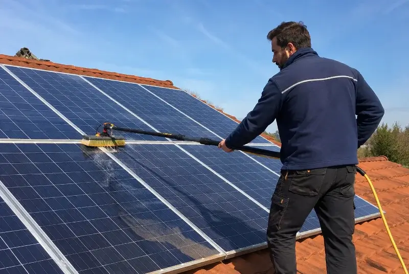 Nettoyage et entretien de panneaux solaires à Montréal-la-Cluse